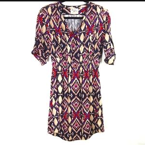 Anthropologie Holding Horses Ikat Shirtdress Sz 4